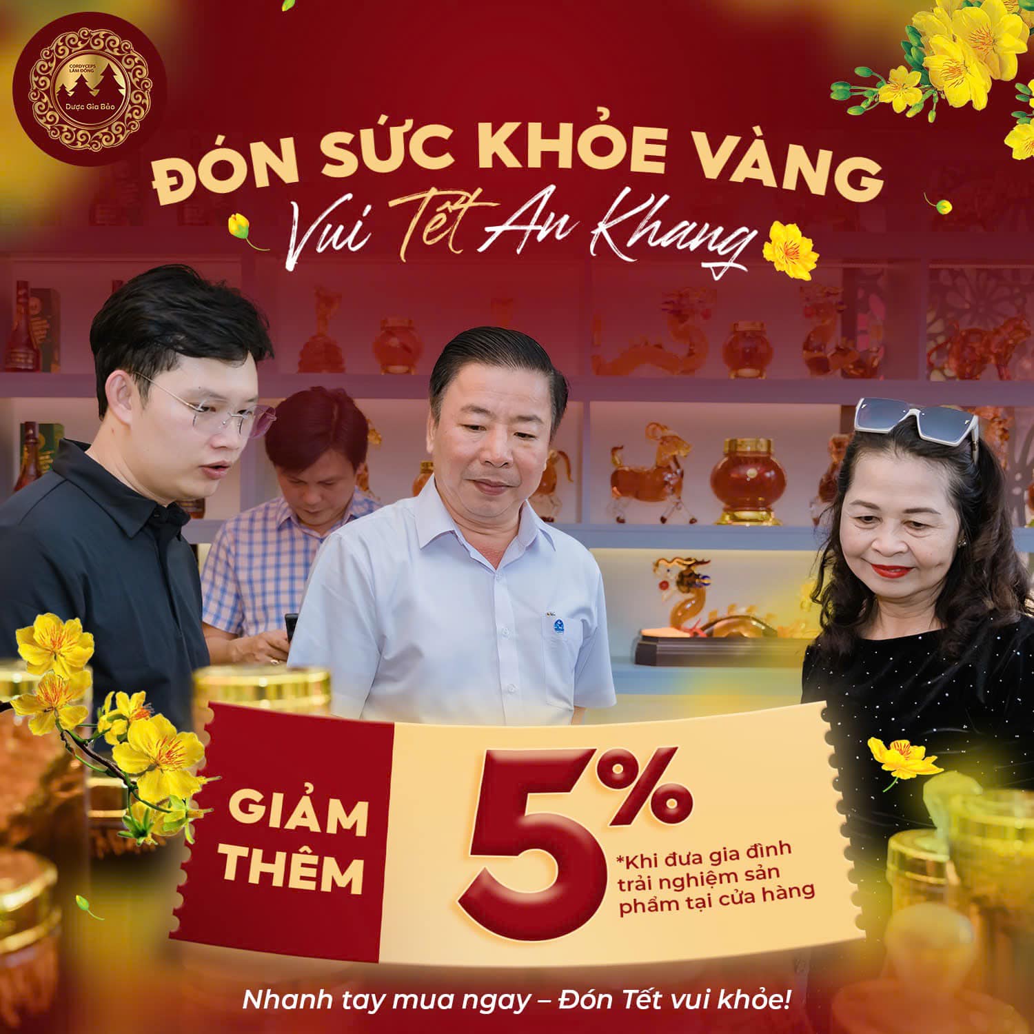 tung bung don Tet 2025 Duoc Gia Bao