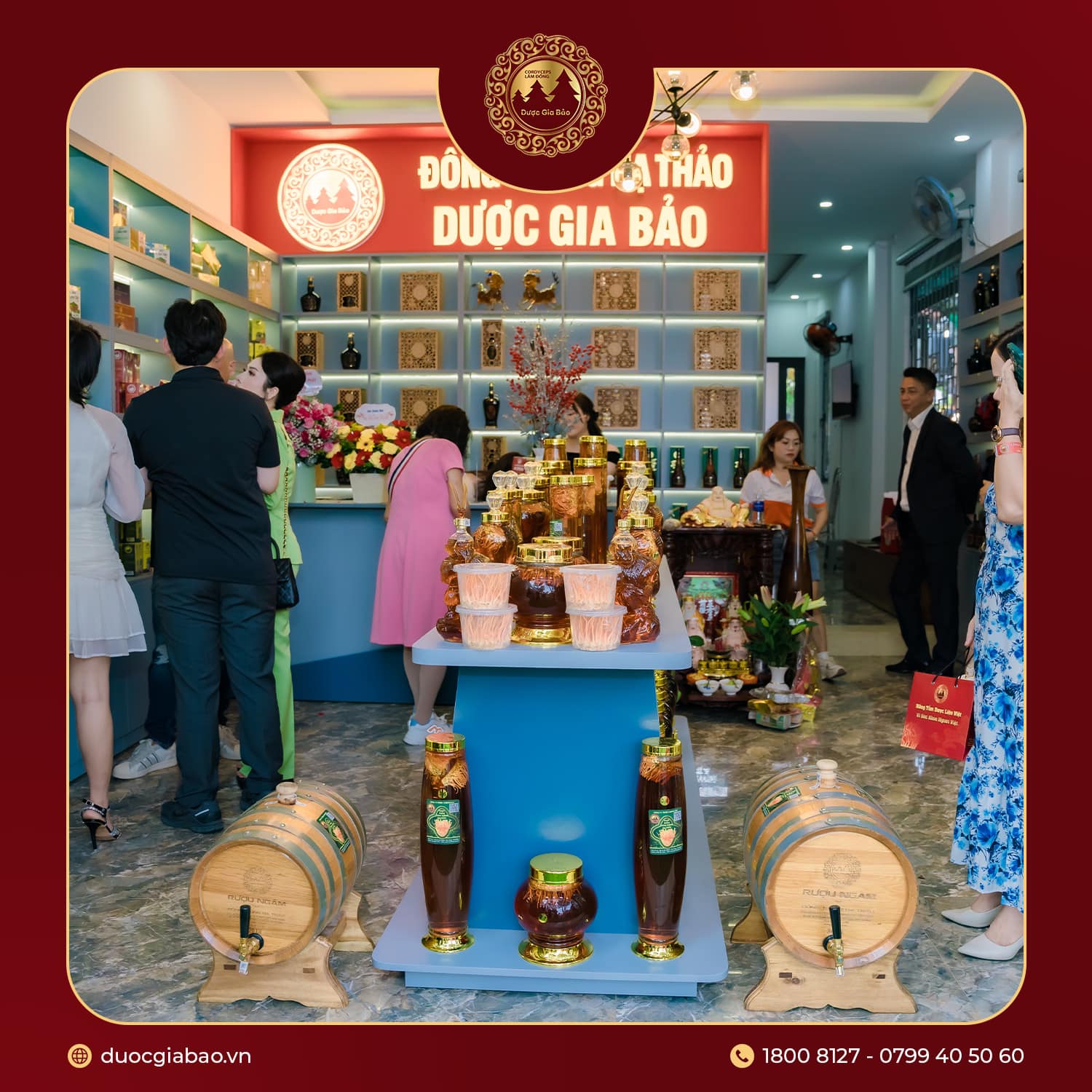 Tet tron ven voi dong trung ha thao Duoc Gia Bao