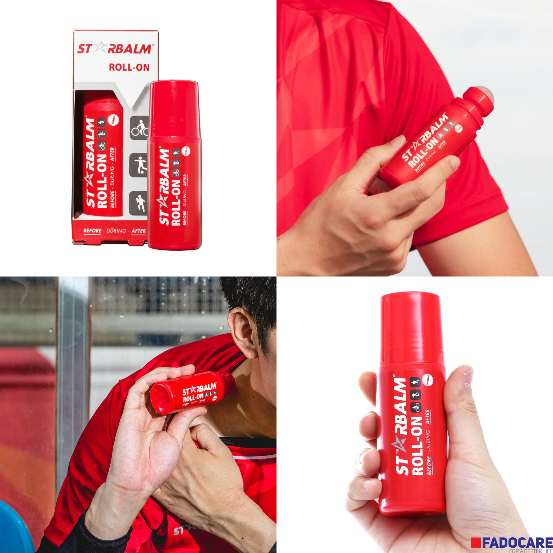 Chai lăn làm nóng Starbalm Roll-On, 75ml