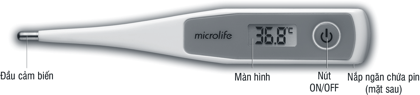 Hướng dẫn sử dụng nhiệt kế điện tử Microlife MT 500