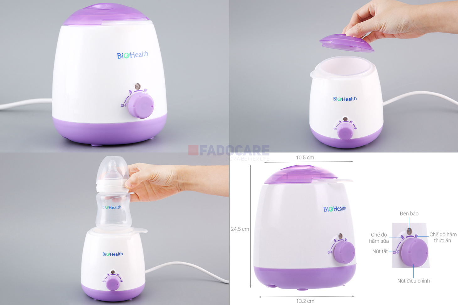 Máy hâm sữa BioHealth BH8110
