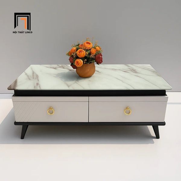 bàn trà phòng khách xinh xắn, bàn trà 1m x 50 kiểu dáng hiện đại cho căn hộ chung cư