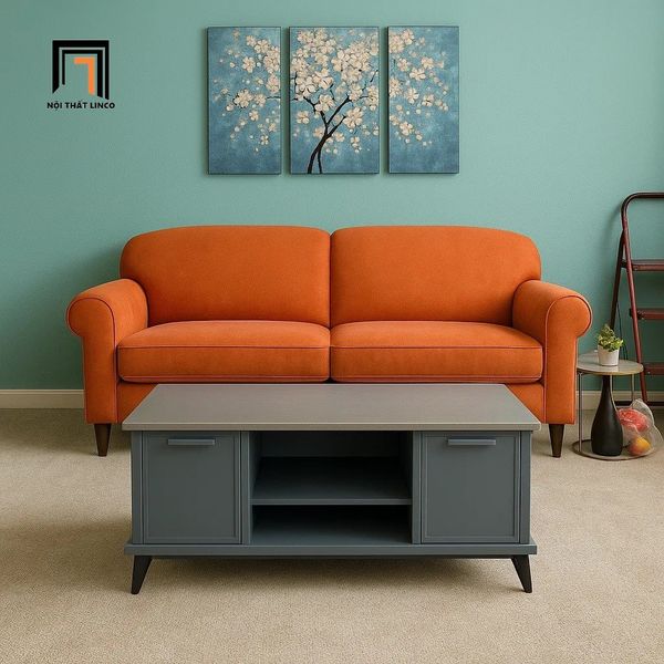 bàn sofa chữ nhật mặt đá xám, bàn trà phòng khách gia đình 1m x 50 chữ nhật