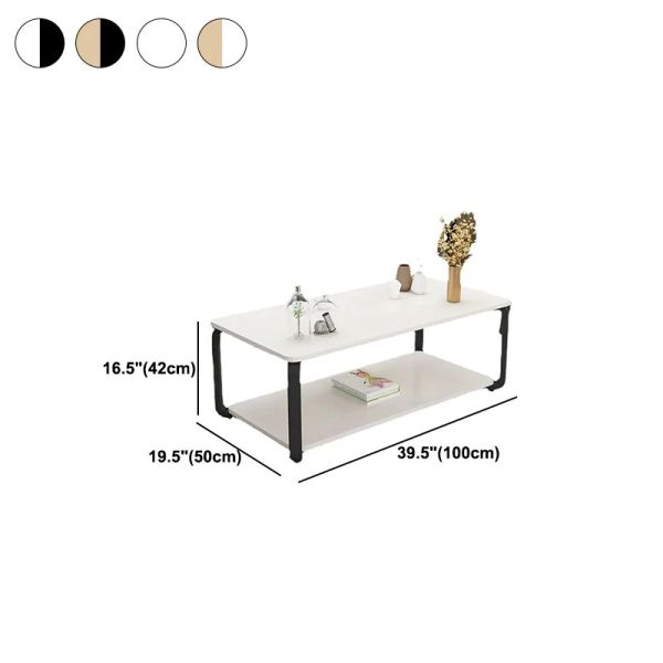 bàn trà chữ nhật mặt đá 2 tầng, bàn sofa 1m x 50 xinh xắn khung chân sắt uốn cong