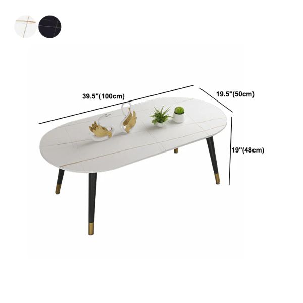 bàn sofa phòng khách hình oval, bàn sofa 1m x 50 mặt đá giá rẻ