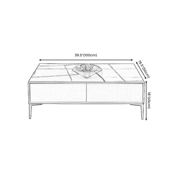 bàn sofa gia đình mặt đá đen chữ nhật 1m x 50, bàn sofa phòng khách màu đen
