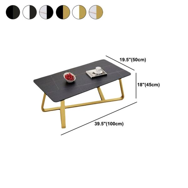 bàn trà mặt đá chữ nhật 1m x 50 kiểu dáng hiện đại, bàn sofa cho căn hộ chung cư