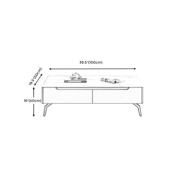 bàn sofa phòng khách chữ nhật 1m x 50, bàn sofa hiện đại mặt đá trắng