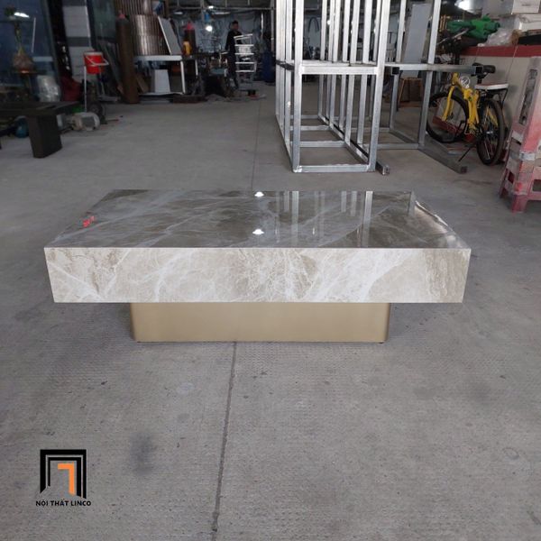 bàn trà mặt đá chữ nhật 1m2 x 60 cao cấp, bàn sofa phòng khách cao cấp