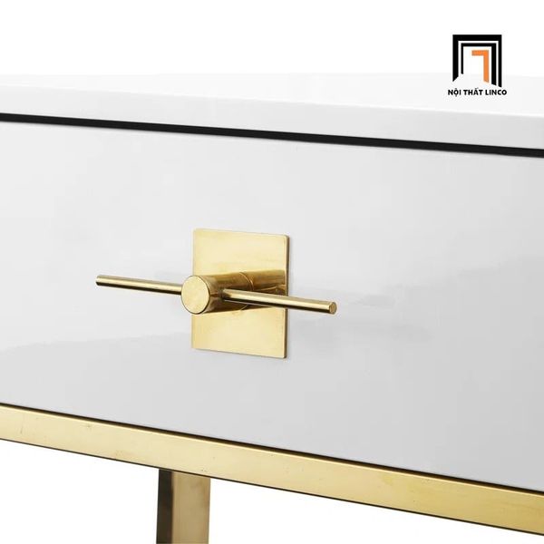 bàn trà hình hộp chữ nhật mặt ván gỗ 1m1 x 55, bàn sofa phòng khách khung chân cao cấp