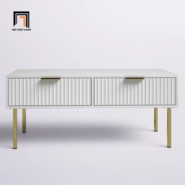 bàn sofa phòng khách mặt ván gỗ trắng, bàn sofa giá rẻ 1m x 50