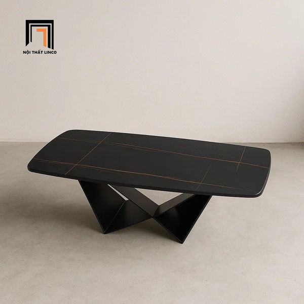 bàn sofa mặt đá đen 1m x 50 hiện đại, bàn trà phòng khách sang trọng