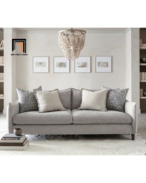 sofa băng, sofa văng, ghế sofa băng màu xám trắng, sofa băng style châu âu mỹ, sofa băng dài 2m giá rẻ
