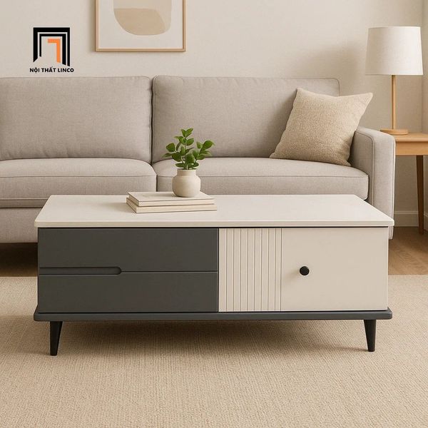 bàn sofa phòng khách mặt đá trắng 1m x 50, bàn sofa chữ nhật giá rẻ