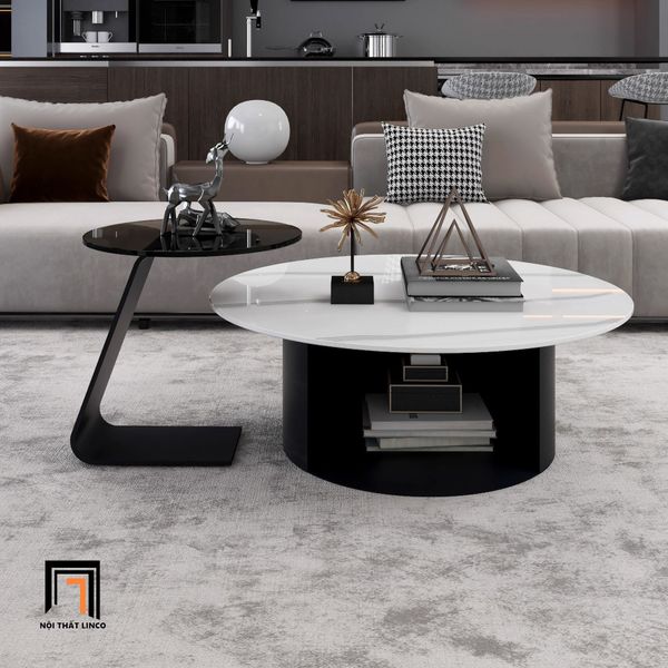 cặp bàn sofa phòng khách xinh xắn, cặp 2 bàn trà phòng khách sang trọng