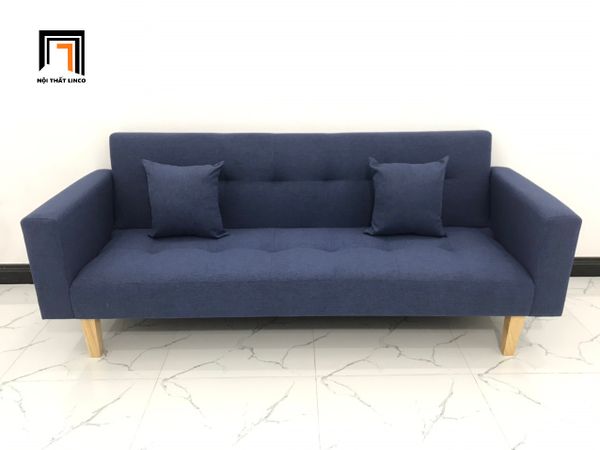 bộ ghế sofa giường giá rẻ, set ghế sofa phòng khách dài 2m màu xanh đậm, bộ ghế sofa thông minh