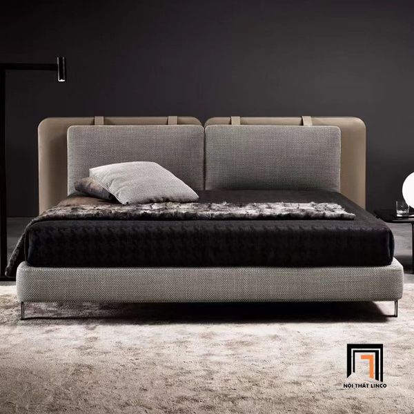 giường ngủ, giường, giường ngủ gia đình trẻ trung, giường ngủ bọc nệm 1m6 x 2m