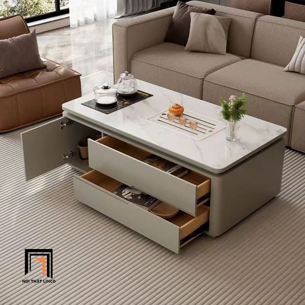 bàn sofa kiểu dáng hiện đại, bàn sofa phòng khách chung cư 1m x 50, bàn sofa đá 1m