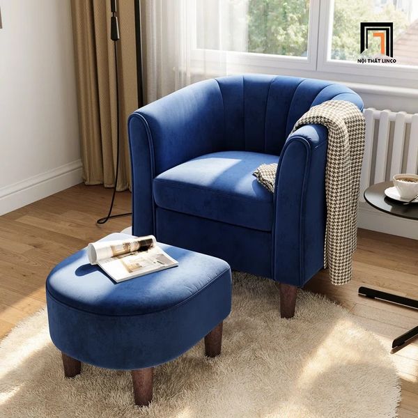 ghế sofa đơn màu vàng nhỏ gọn xinh xắn, sofa đơn 1 người ngồi giá rẻ