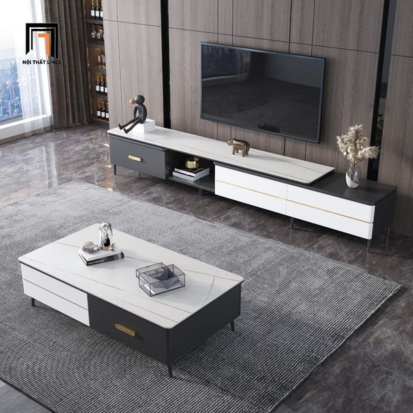 bàn sofa sang trọng 1m x 50 mặt đá trắng, bàn sofa đẹp cho chung cư