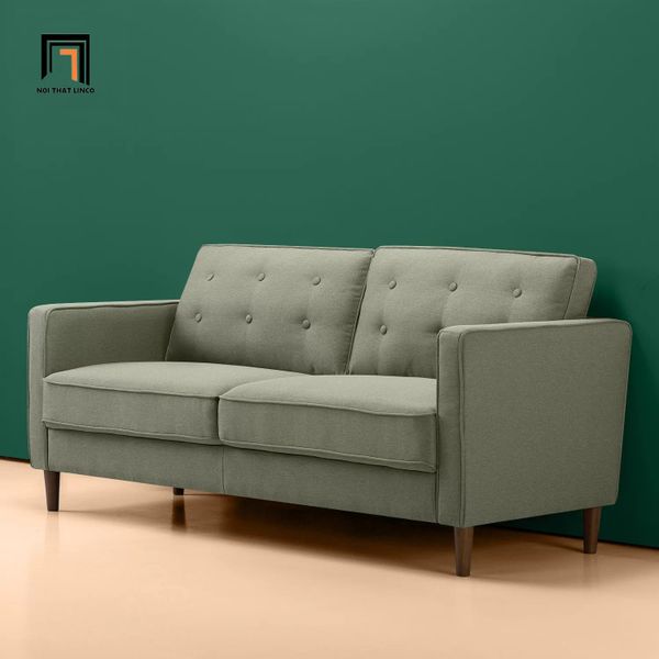 sofa băng dài 1m8 nhỏ gọn, ghế sofa văng vải nỉ nhung cho phòng khách gia đình
