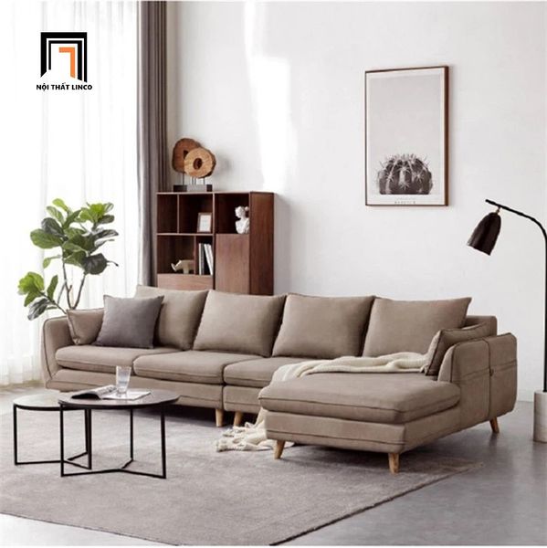sofa góc L bọc da màu xanh mint, ghế sofa góc gia đình 3m x 1m6 phòng khách đẹp