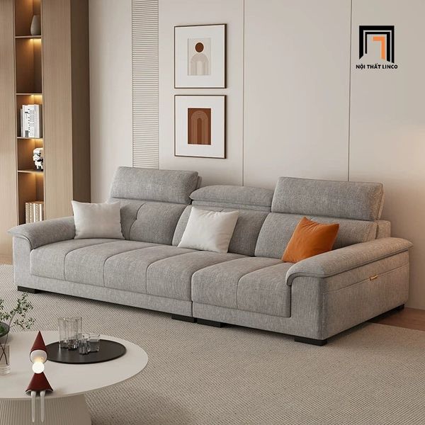 sofa, ghế sofa, sofa băng, sofa văng, ghế sofa nỉ 2m6 kiểu dáng hiện đại, sofa văng phòng khách cao cấp