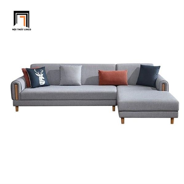 ghế sofa góc L phòng khách chung cư, sofa góc 2m3 x 1m6 giá rẻ