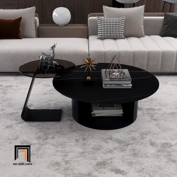 cặp bàn sofa phòng khách xinh xắn, cặp 2 bàn trà phòng khách sang trọng