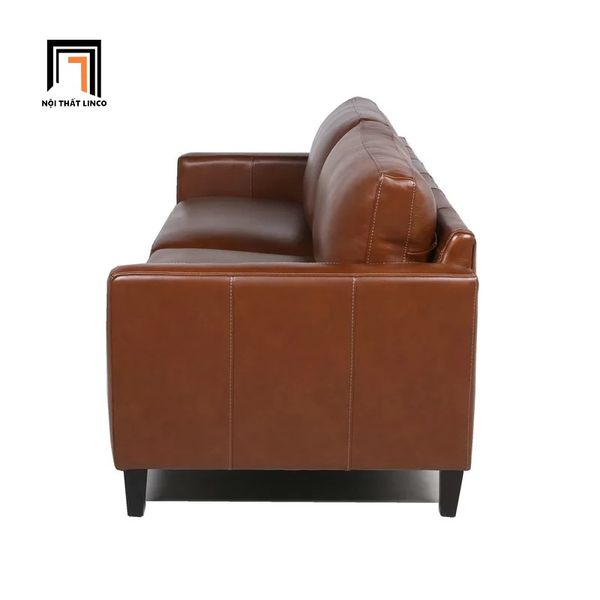 sofa, ghế sofa, sofa băng, sofa văng, sofa da Pu nâu, ghế sofa gia đình, sofa băng dài 1m9, sofa da