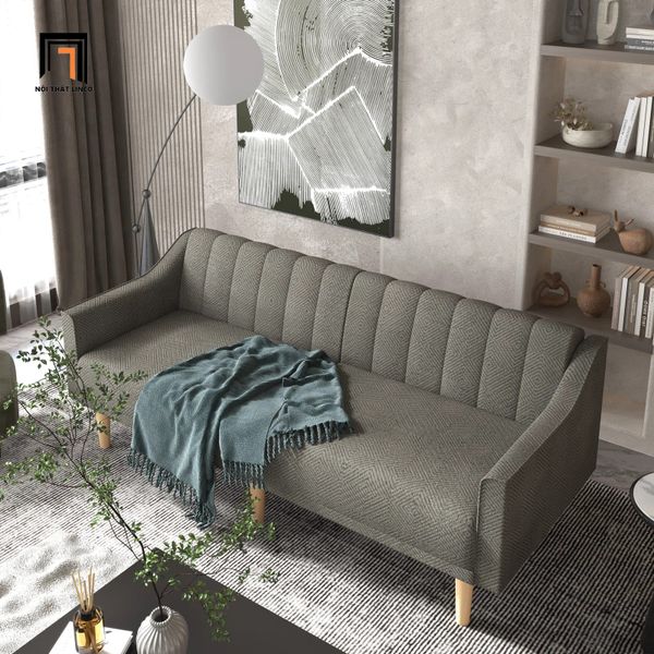 ghế sofa giường gấp gọn, sofa bed giá rẻ dài 1m9, sofa giường màu hồng phấn cho shop tiệm