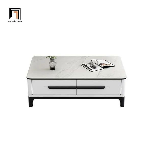 bàn sofa phòng khách hiện đại, bàn sofa 1m x 50 2 hộc kéo