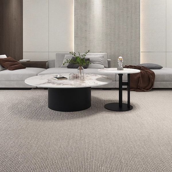 bàn sofa mặt đá ceramic tròn 70cm, bàn sofa phòng khách cao cấp