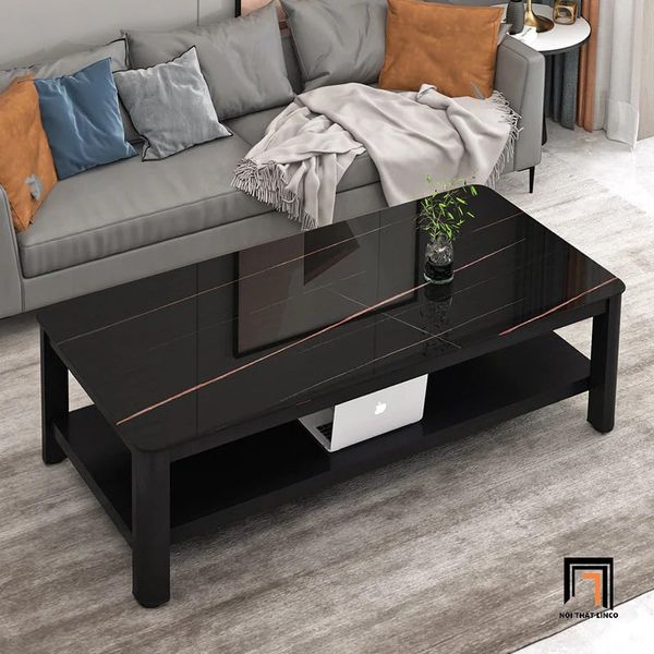 bàn trà gia đình 1m x 50 mặt đá xám, bàn sofa phòng khách xinh xắn