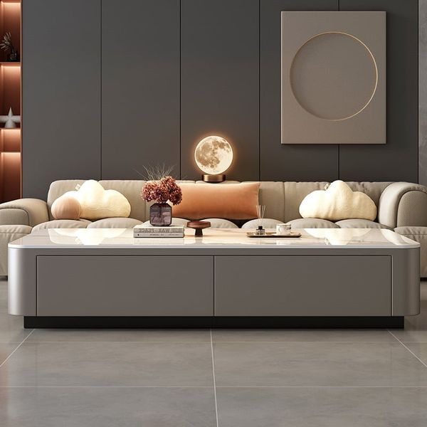 bàn sofa mặt đá chữ nhật 1m1 x 55, bàn sofa cho phòng chờ sang trọng