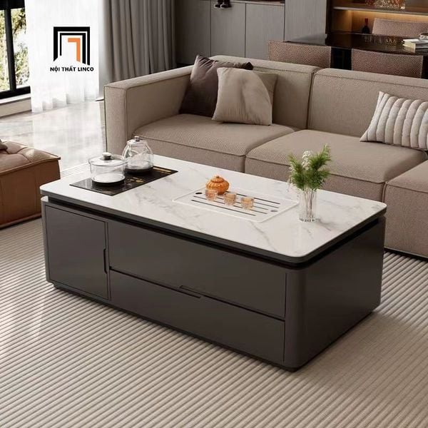 bàn sofa kiểu dáng hiện đại, bàn sofa phòng khách chung cư 1m x 50, bàn sofa đá 1m