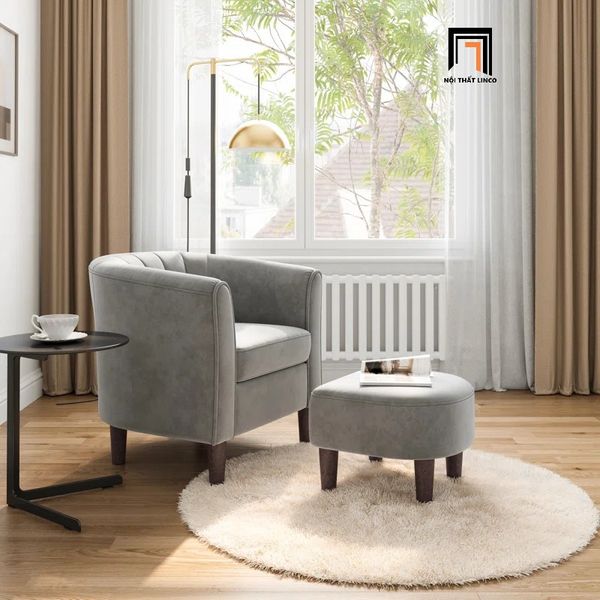 ghế sofa đơn màu vàng nhỏ gọn xinh xắn, sofa đơn 1 người ngồi giá rẻ