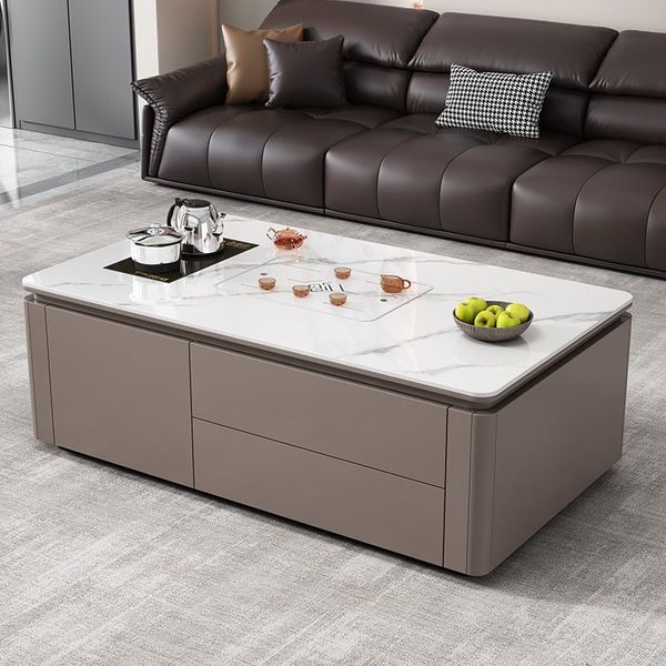 bàn sofa phòng khách hiện đại, bàn sofa chữ nhật 1m x 50 mặt đá