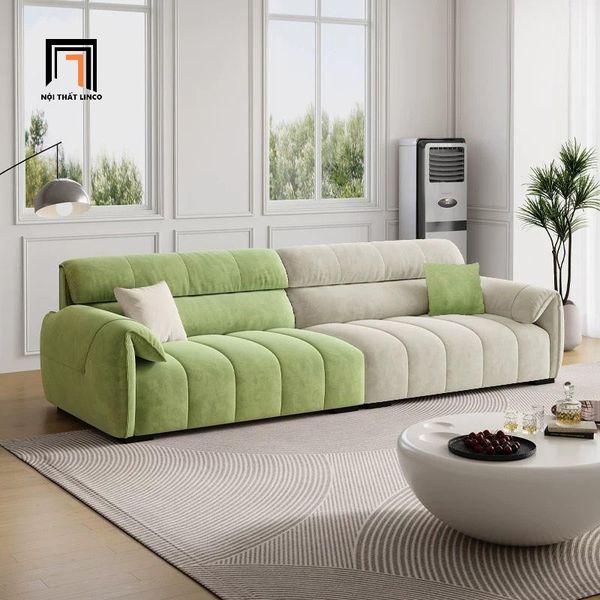 sofa, ghế sofa, sofa băng, sofa văng, ghế sofa vải nhung, sofa văng 2m1, sofa băng xinh xắn