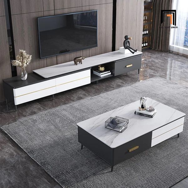 bàn sofa sang trọng 1m x 50 mặt đá trắng, bàn sofa đẹp cho chung cư