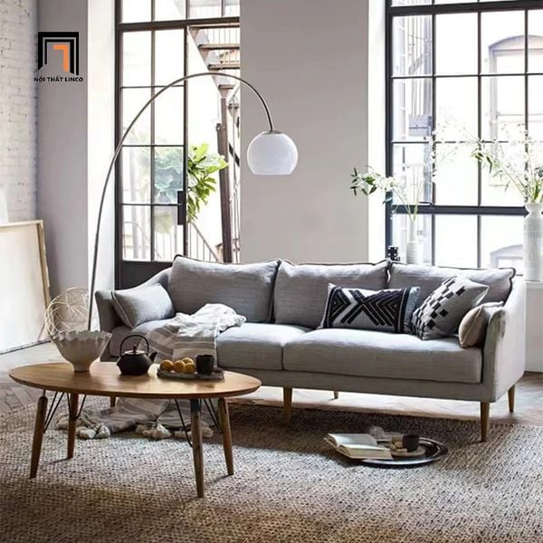 sofa băng, sofa văng, sofa băng 2m, sofa băng nhỏ gọn cho chung cư, ghế sofa băng gia đình, sofa băng xám trắng