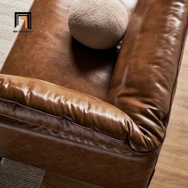 bộ ghế sofa phòng khách bọc da giả bóng, set ghế sofa phòng khách sang trọng