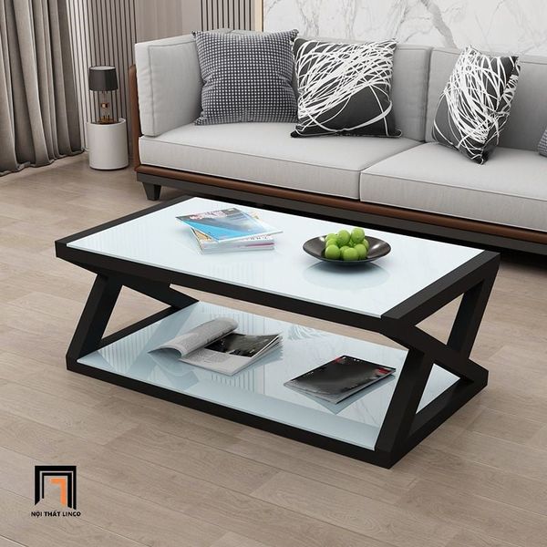 bàn sofa khung chân chữ X, bàn sofa phòng khách gia đình 1m x 50 giá rẻ