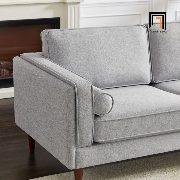 bộ ghế sofa góc L 2m4 x 2m4 vải nỉ phòng khách, sofa góc L diện tích lớn