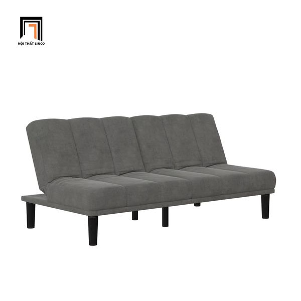 ghế sofa giường nằm, sofa bed giá rẻ, sofa giường màu xám đậm dài 1m8, sofa giường gấp gọn