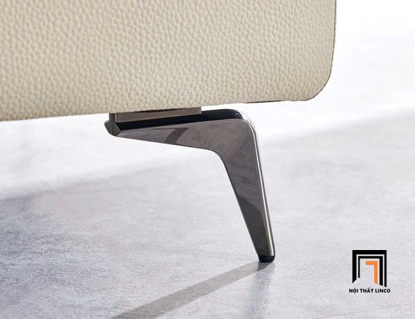 sofa, ghế sofa, sofa băng xám trắng, sofa văng da giả, ghế sofa băng cao cấp, ghế sofa kiểu dáng hiện đại 2m5