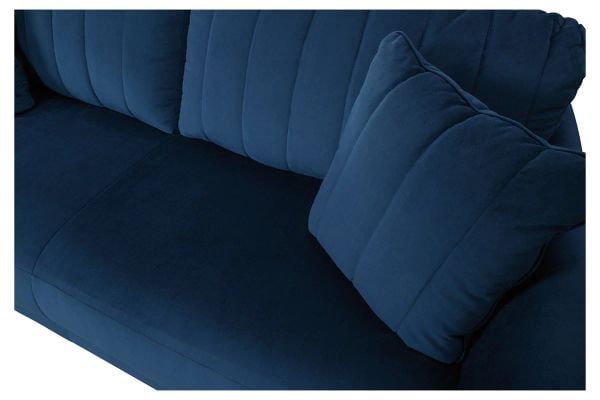 ghế sofa băng giá rẻ, sofa văng vải nhung nỉ màu xanh đậm, sofa băng nhỏ gọn 1m9 gia đình