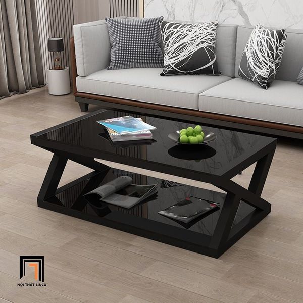 bàn sofa khung chân chữ X, bàn sofa phòng khách gia đình 1m x 50 giá rẻ