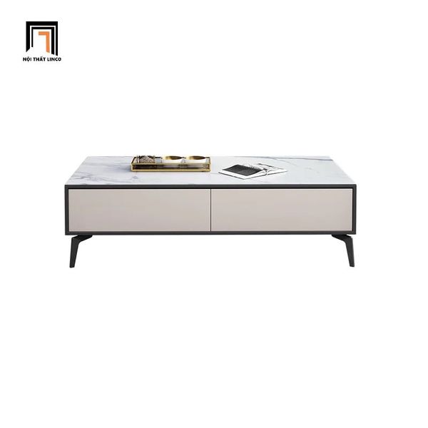bàn sofa hình hộp chữ nhật 1m x 50, bàn sofa phòng khách mặt đá trắng vân mây