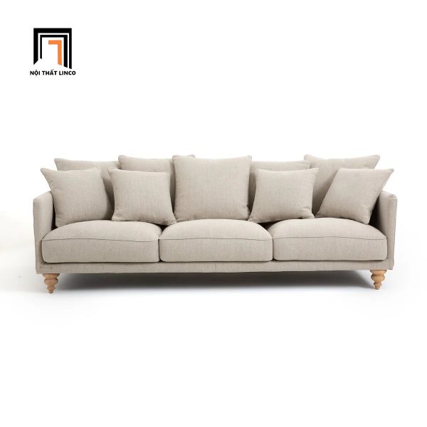ghế sofa băng dài 2m 3 nệm ngồi, sofa băng tân cổ điển kiểu dáng sang trọng, sofa băng sang trọng